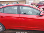 2019 Hyundai Elantra Se Red vin: 5NPD74LF0KH410341