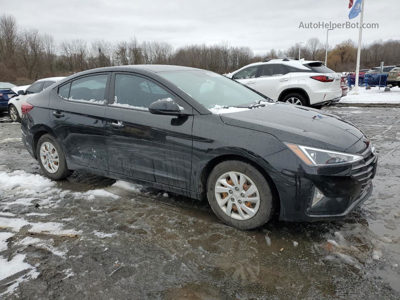 2019 Hyundai Elantra Se Black vin: 5NPD74LF0KH410419