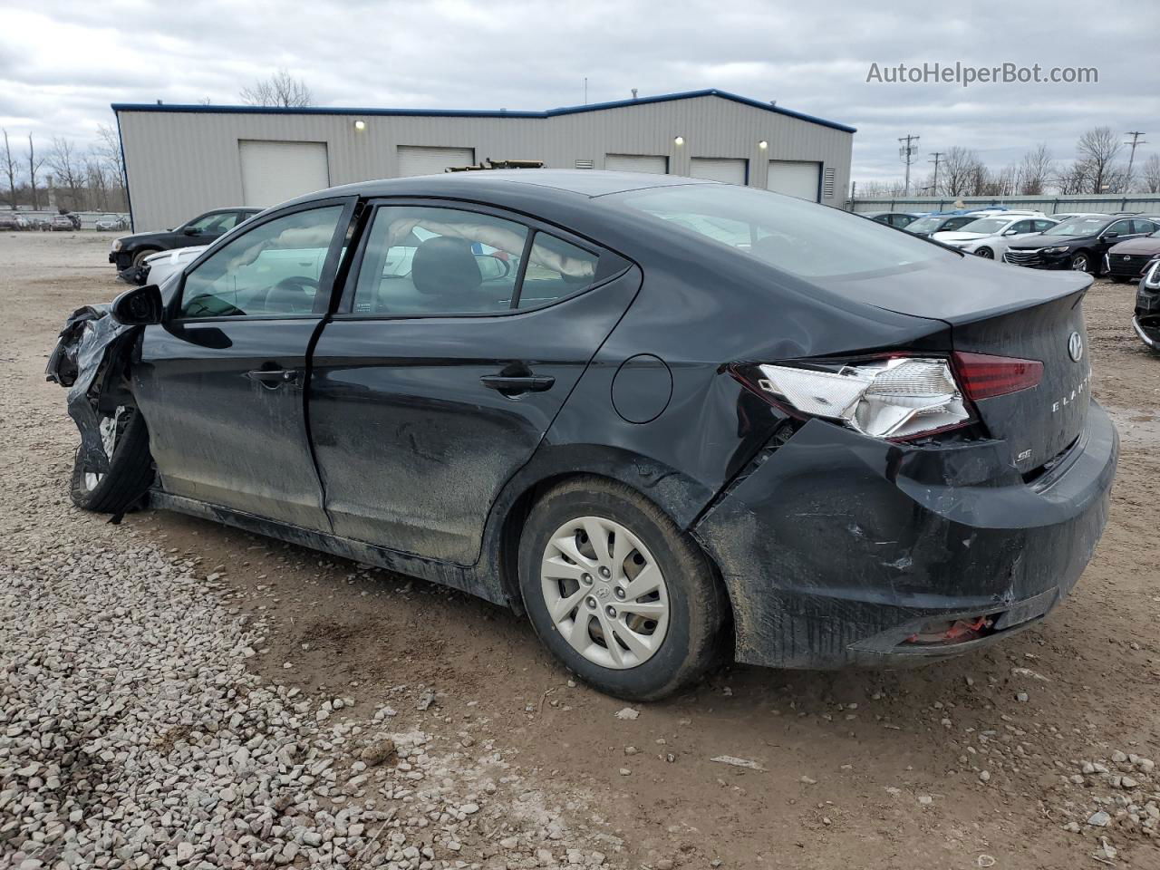 2019 Hyundai Elantra Se Black vin: 5NPD74LF0KH445123