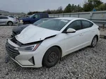 2019 Hyundai Elantra Se White vin: 5NPD74LF0KH462312