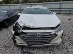 2019 Hyundai Elantra Se White vin: 5NPD74LF0KH462312