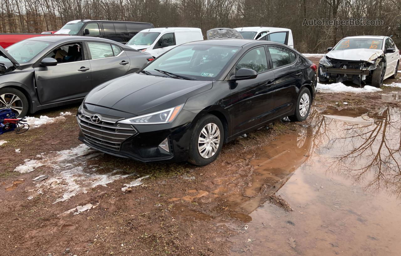 2019 Hyundai Elantra Se Черный vin: 5NPD74LF0KH464125