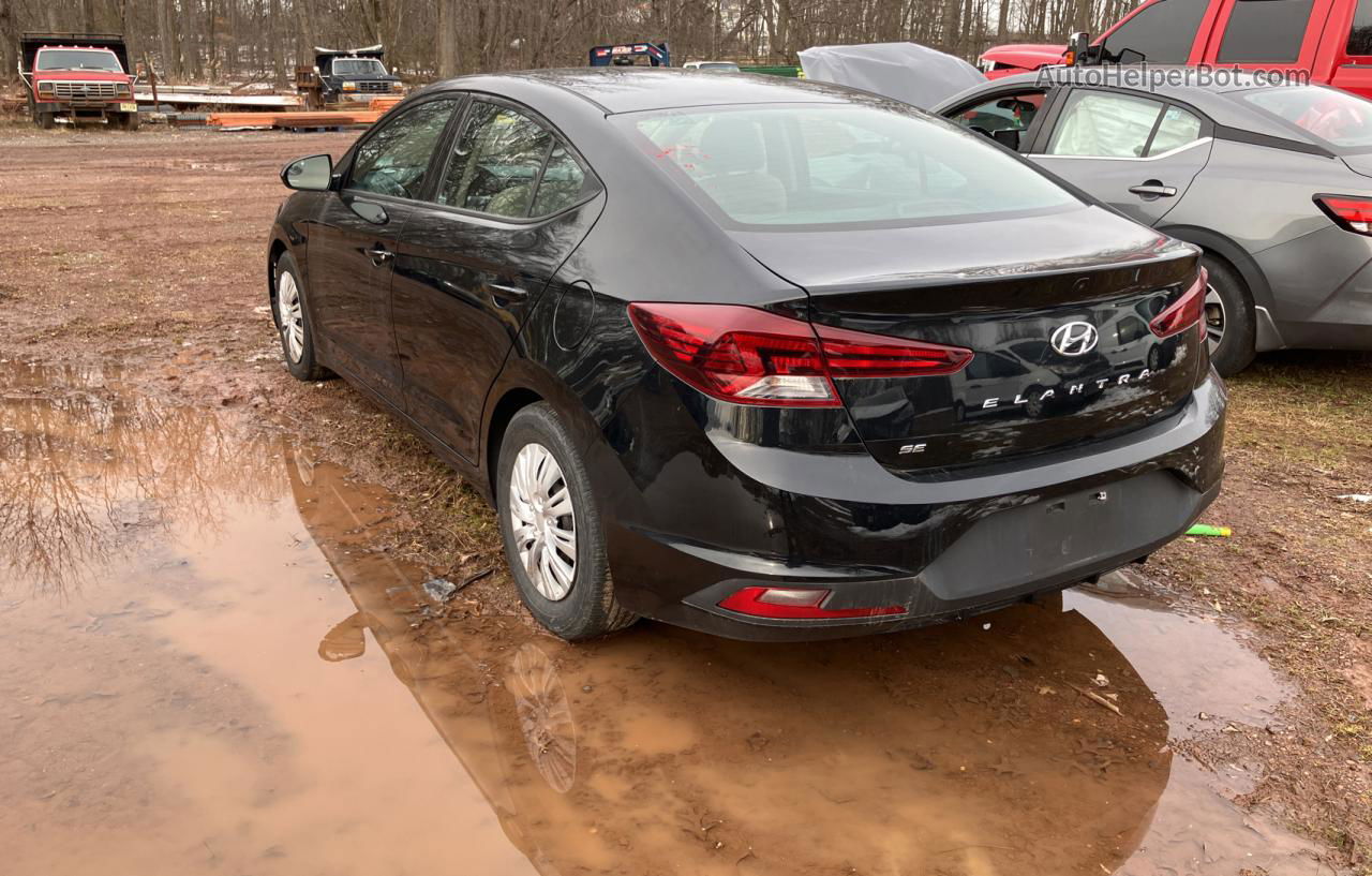 2019 Hyundai Elantra Se Черный vin: 5NPD74LF0KH464125