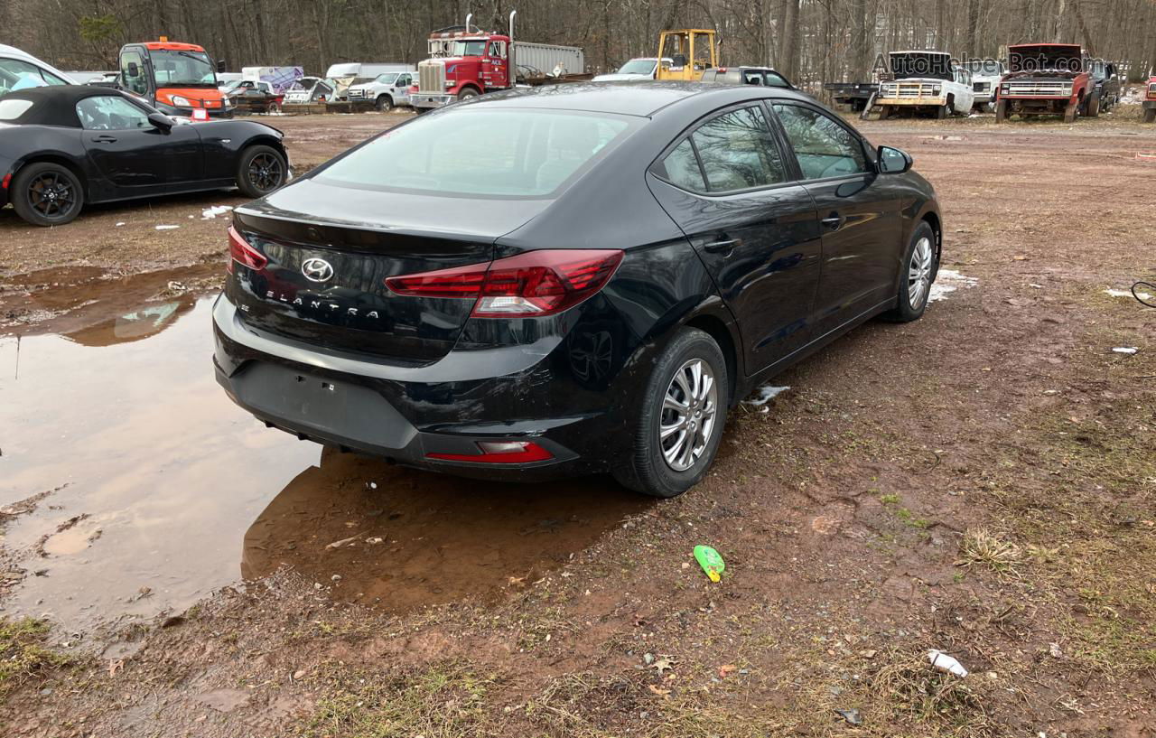 2019 Hyundai Elantra Se Черный vin: 5NPD74LF0KH464125