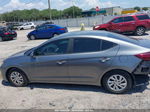 2019 Hyundai Elantra Se Gray vin: 5NPD74LF0KH493141