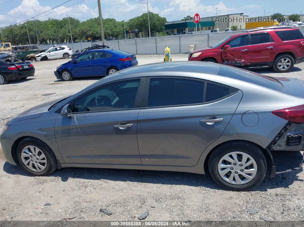 2019 Hyundai Elantra Se Серый vin: 5NPD74LF0KH493141