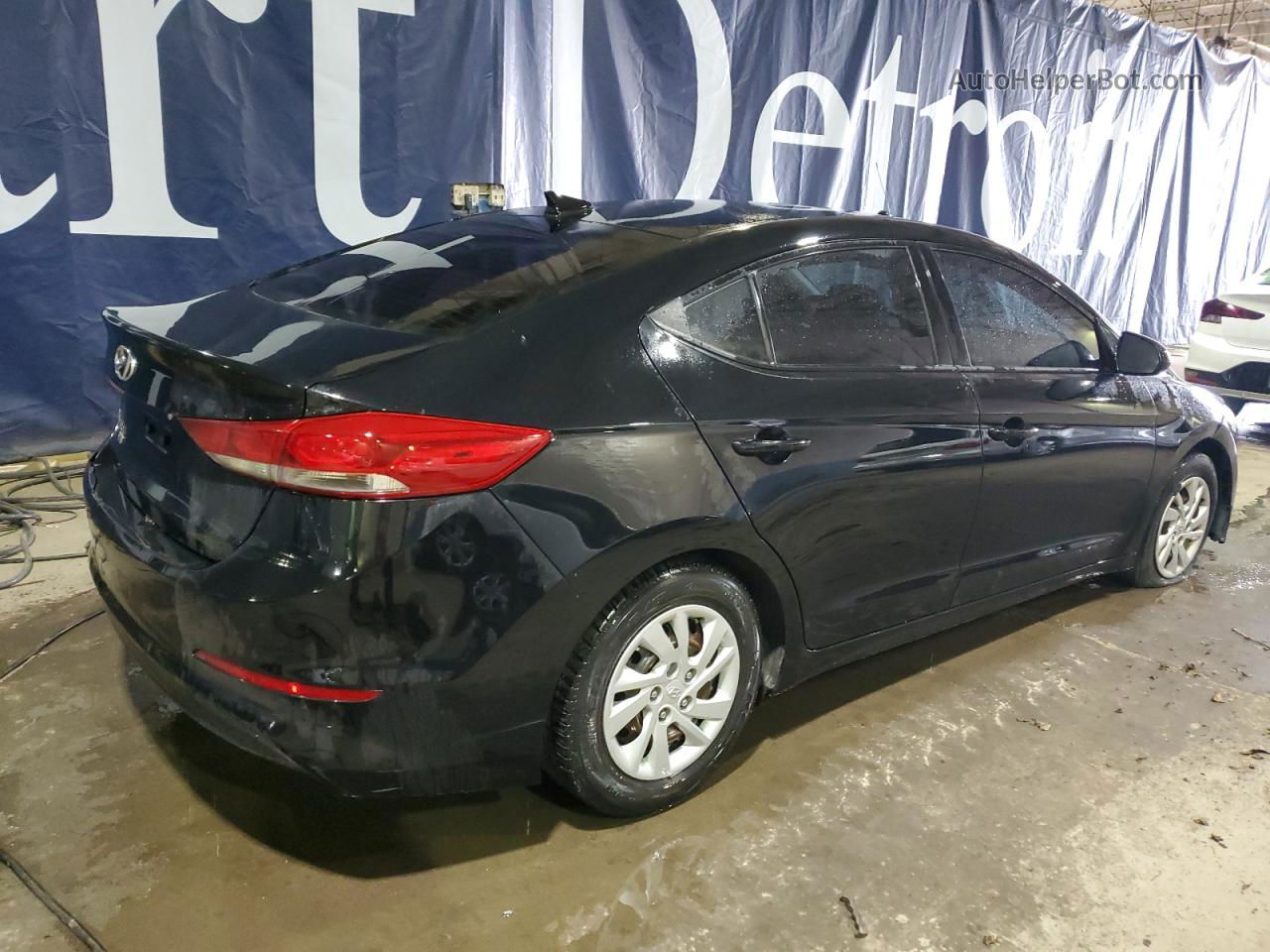 2017 Hyundai Elantra Se Black vin: 5NPD74LF1HH067502