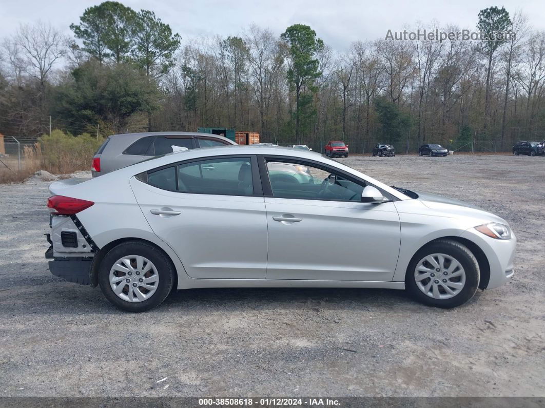 2017 Hyundai Elantra Se Silver vin: 5NPD74LF1HH082713