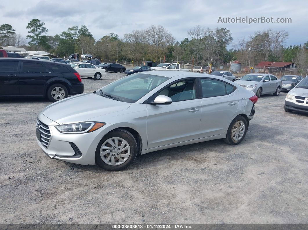 2017 Hyundai Elantra Se Silver vin: 5NPD74LF1HH082713