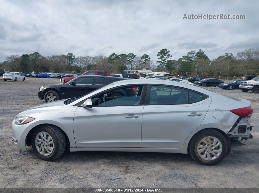 2017 Hyundai Elantra Se Silver vin: 5NPD74LF1HH082713