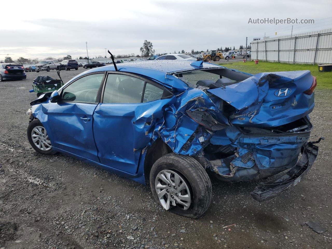 2017 Hyundai Elantra Se Blue vin: 5NPD74LF1HH089547