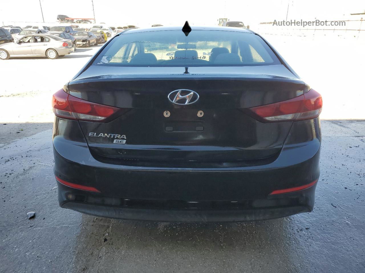 2017 Hyundai Elantra Se Черный vin: 5NPD74LF1HH148791