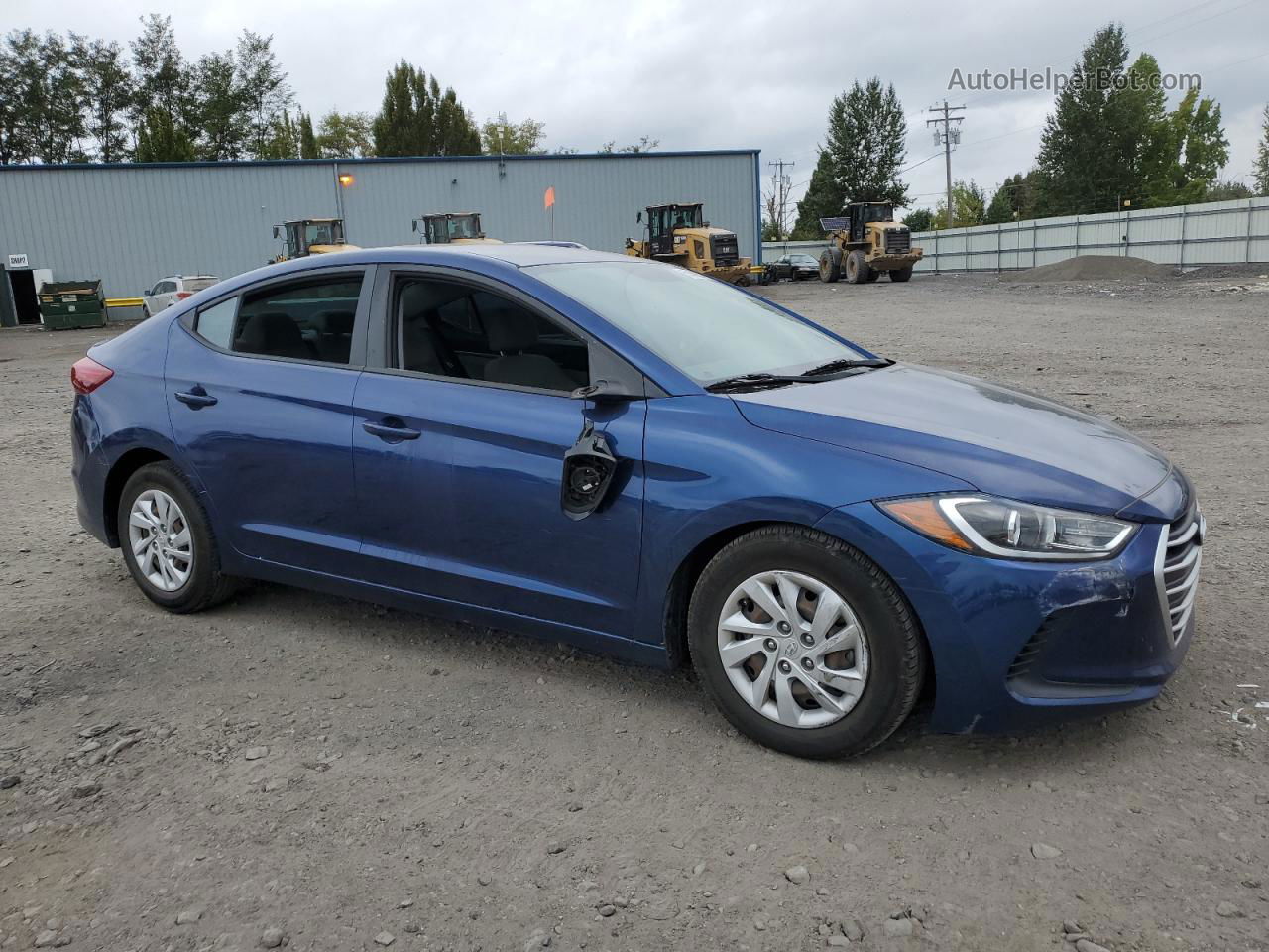 2017 Hyundai Elantra Se Blue vin: 5NPD74LF1HH162187