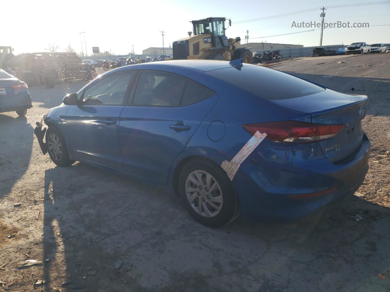 2017 Hyundai Elantra Se Blue vin: 5NPD74LF1HH170046