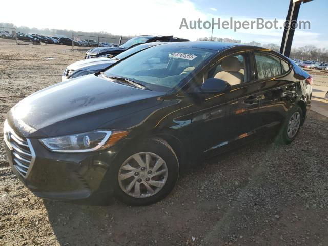 2017 Hyundai Elantra Se Black vin: 5NPD74LF1HH179474