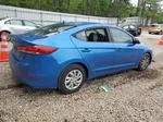 2017 Hyundai Elantra Se Синий vin: 5NPD74LF1HH210125