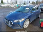 2018 Hyundai Elantra Se Синий vin: 5NPD74LF1JH239064