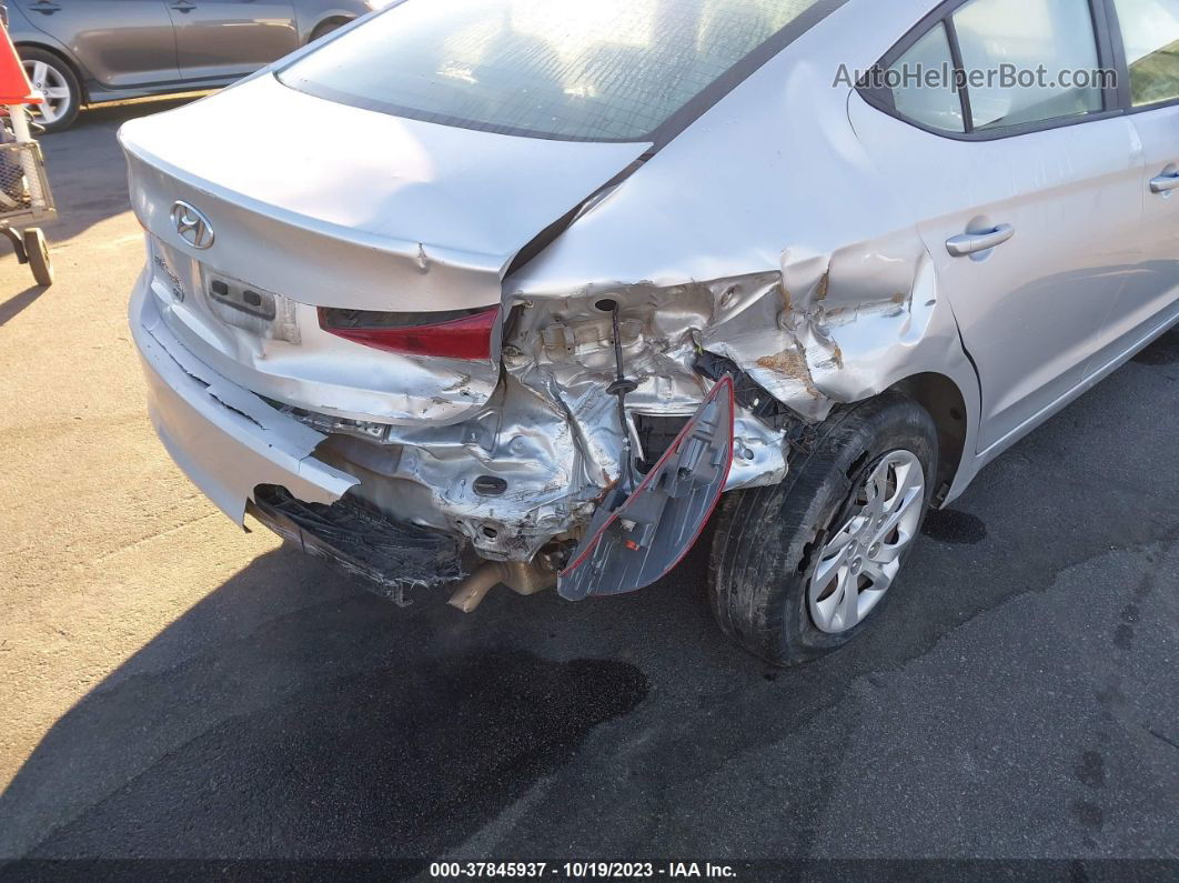 2018 Hyundai Elantra Se Silver vin: 5NPD74LF1JH246242