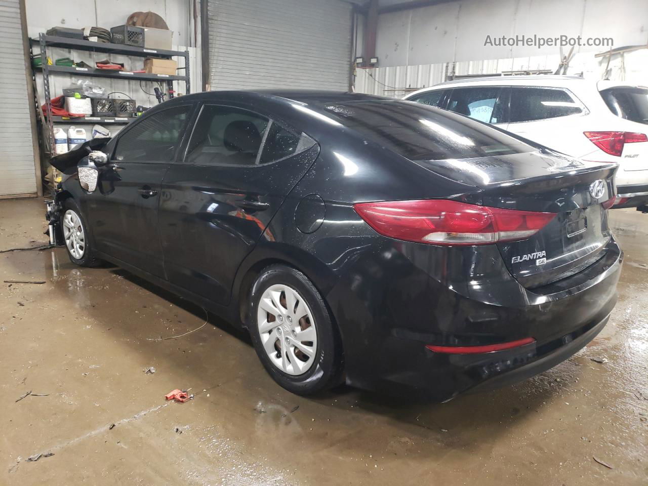 2018 Hyundai Elantra Se Black vin: 5NPD74LF1JH279743