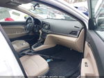 2018 Hyundai Elantra Se White vin: 5NPD74LF1JH351377