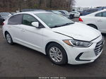 2018 Hyundai Elantra Se White vin: 5NPD74LF1JH351377