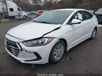 2018 Hyundai Elantra Se White vin: 5NPD74LF1JH351377