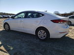 2018 Hyundai Elantra Se White vin: 5NPD74LF1JH396464