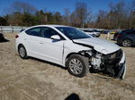 2018 Hyundai Elantra Se White vin: 5NPD74LF1JH396464