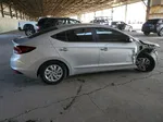 2019 Hyundai Elantra Se Silver vin: 5NPD74LF1KH416178