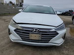 2019 Hyundai Elantra Se White vin: 5NPD74LF1KH435930