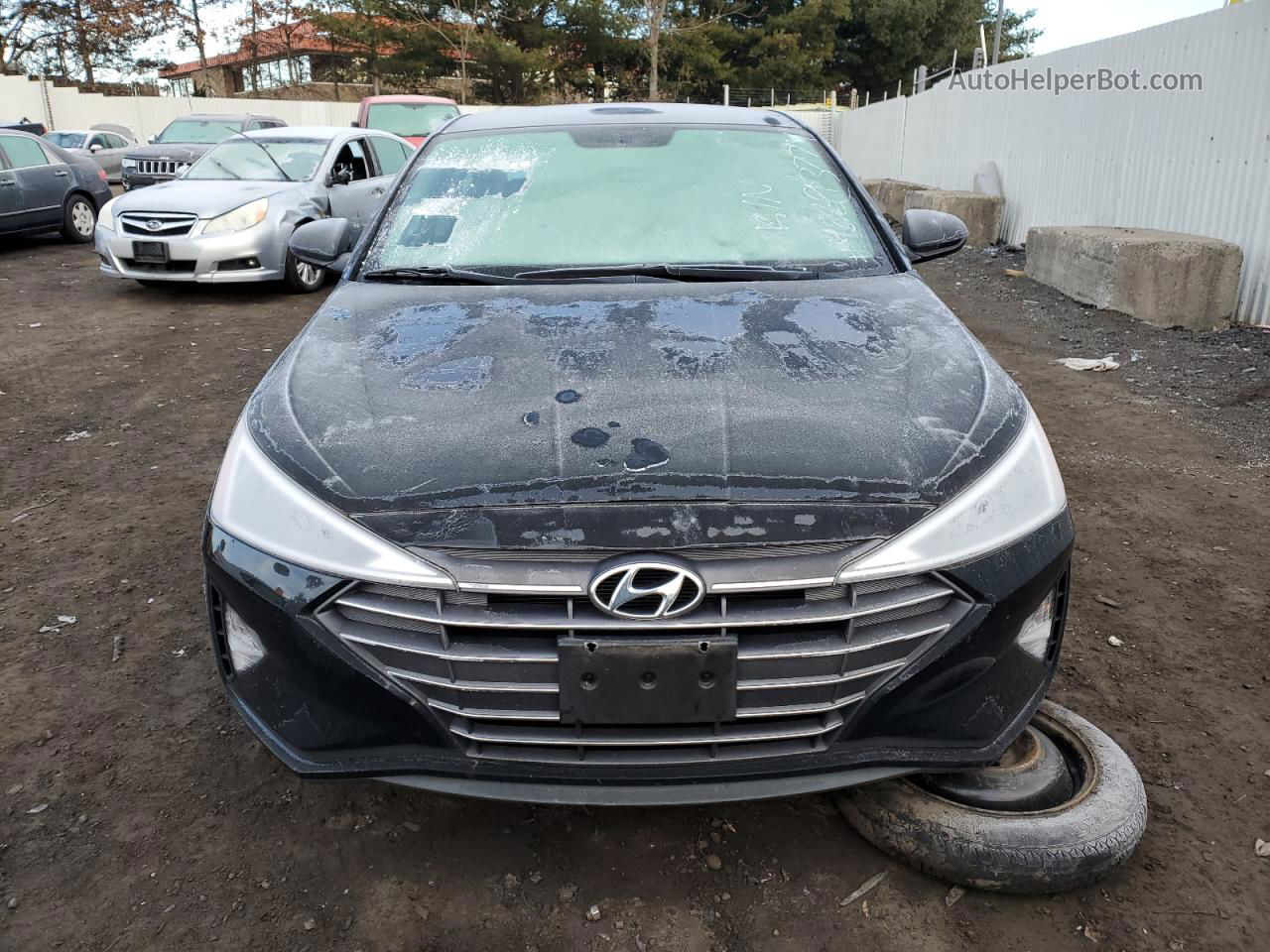 2019 Hyundai Elantra Se Black vin: 5NPD74LF1KH437287