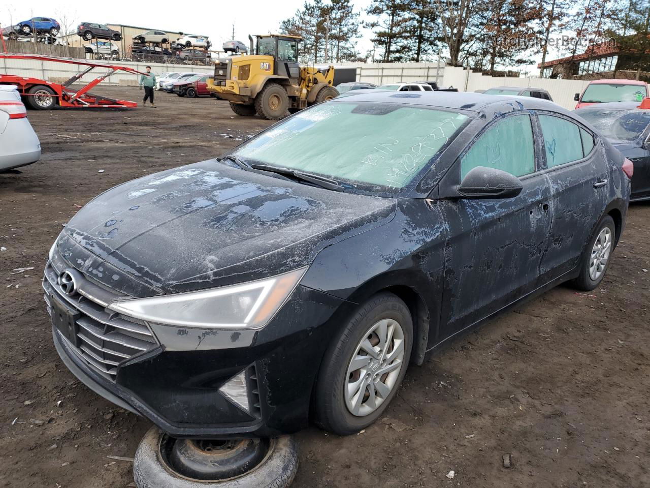 2019 Hyundai Elantra Se Black vin: 5NPD74LF1KH437287