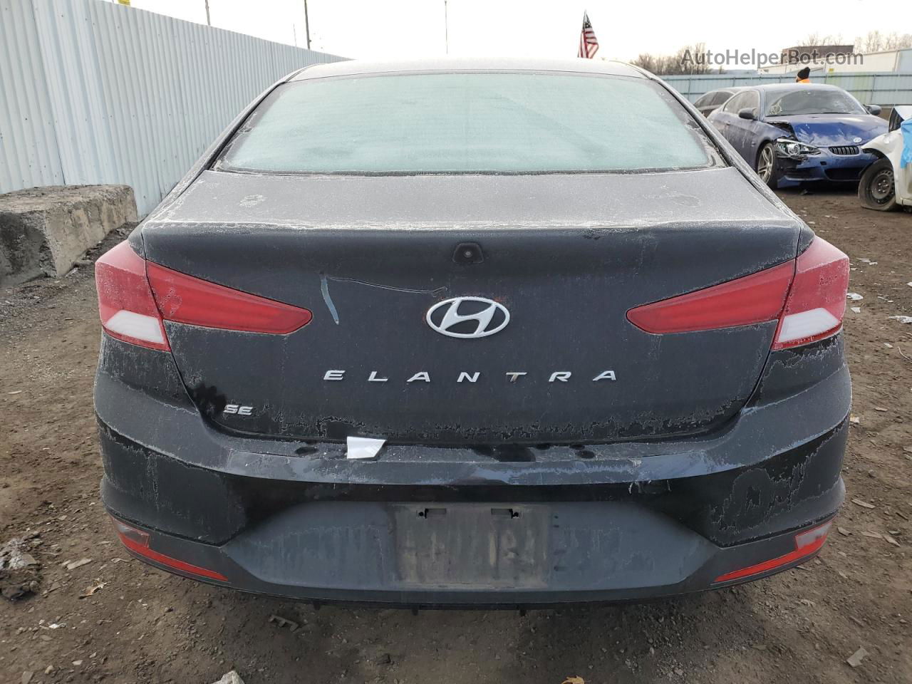 2019 Hyundai Elantra Se Black vin: 5NPD74LF1KH437287