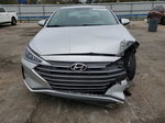 2019 Hyundai Elantra Se Silver vin: 5NPD74LF1KH462853