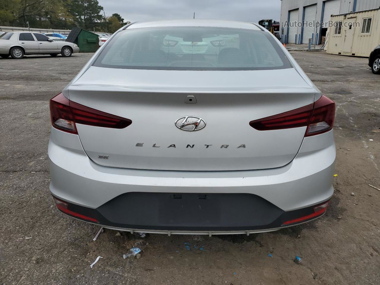 2019 Hyundai Elantra Se Silver vin: 5NPD74LF1KH462853