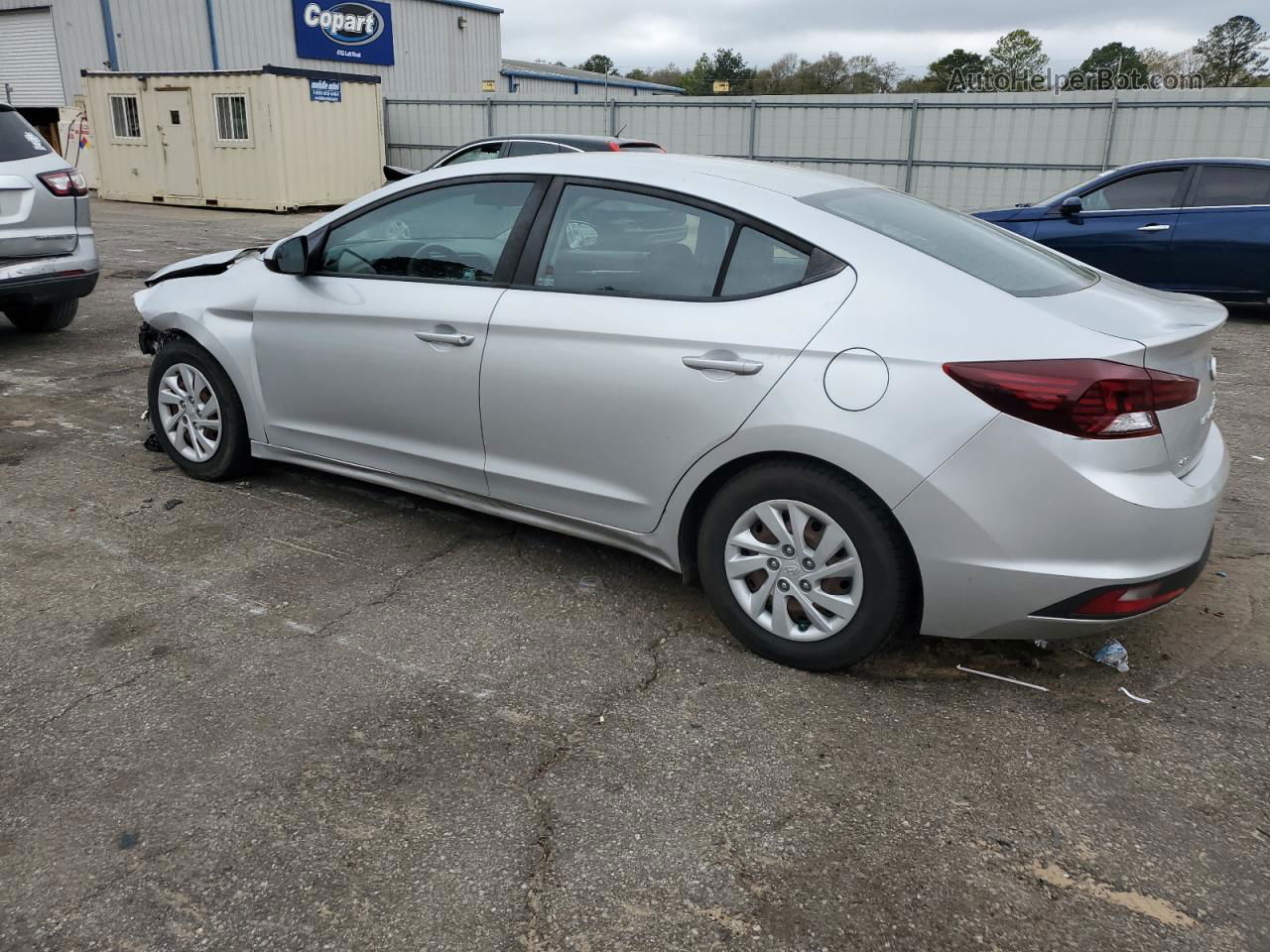 2019 Hyundai Elantra Se Silver vin: 5NPD74LF1KH462853