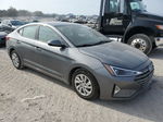 2019 Hyundai Elantra Se Gray vin: 5NPD74LF1KH488563