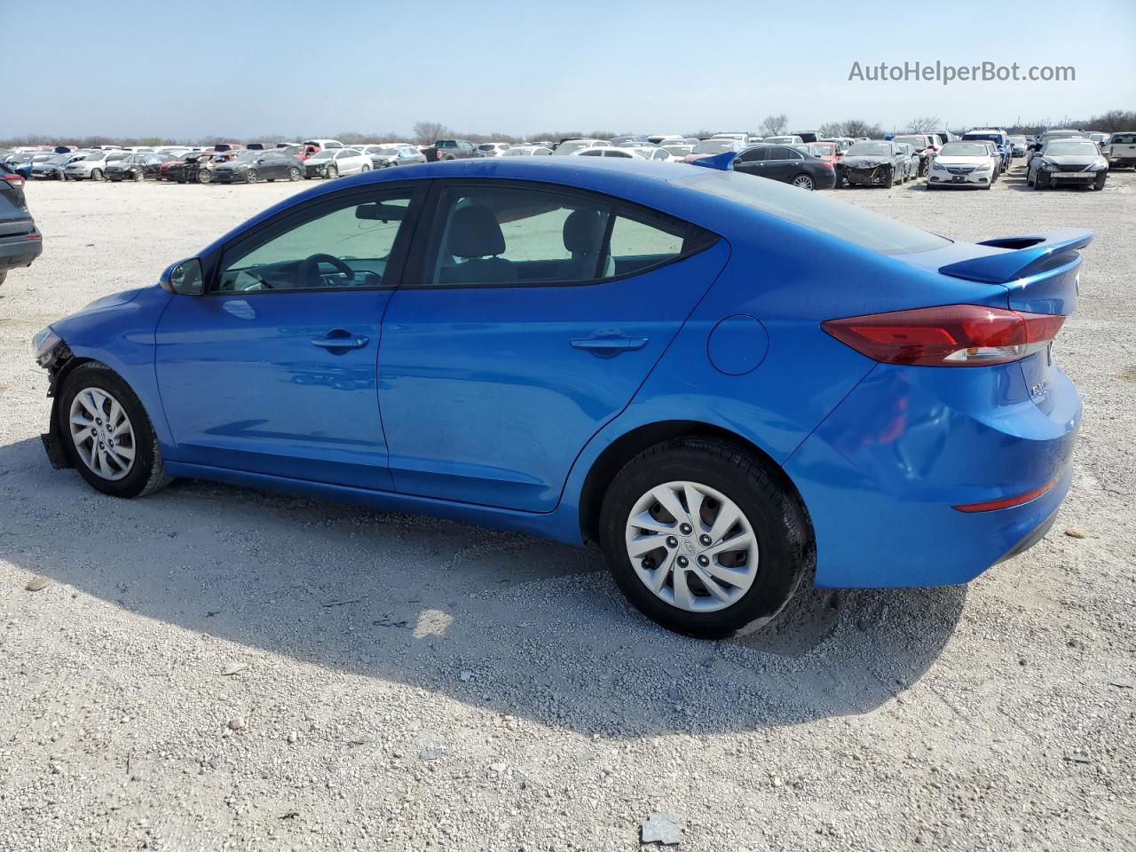 2017 Hyundai Elantra Se Blue vin: 5NPD74LF2HH070375