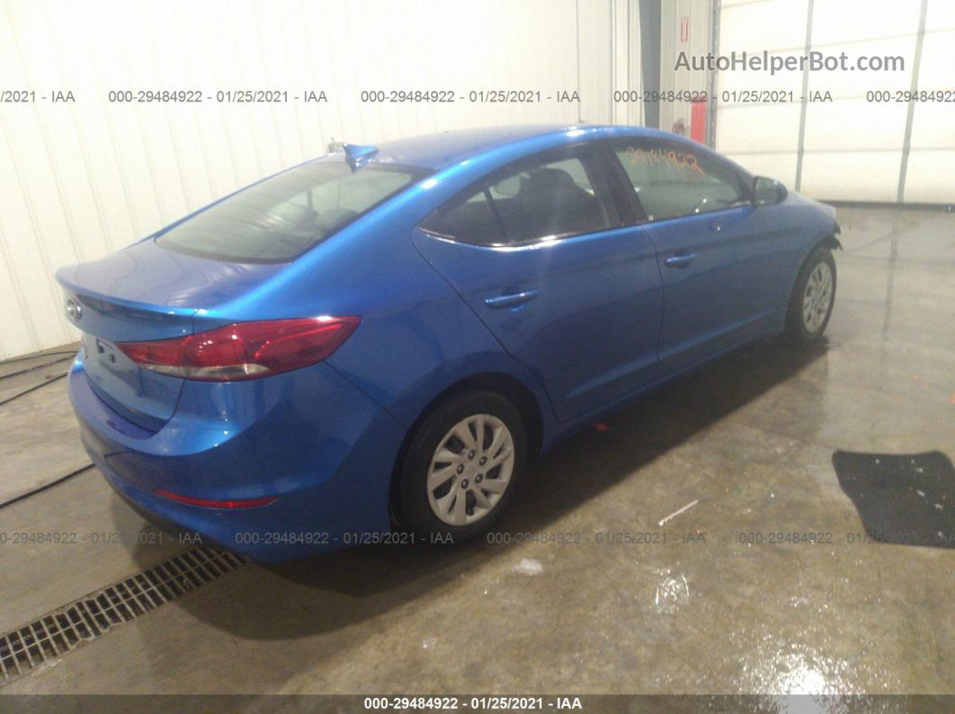 2017 Hyundai Elantra Se Blue vin: 5NPD74LF2HH076256