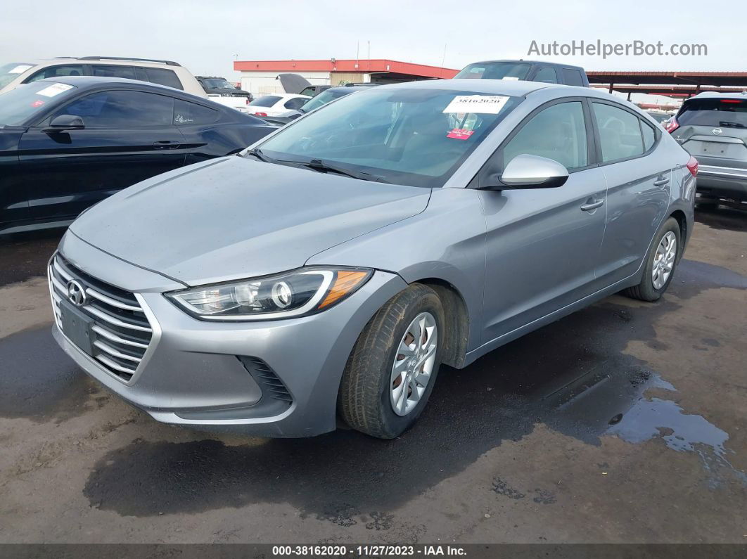 2017 Hyundai Elantra Se Серебряный vin: 5NPD74LF2HH078587