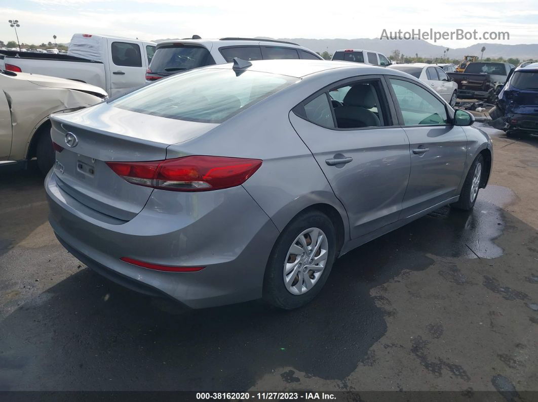 2017 Hyundai Elantra Se Серебряный vin: 5NPD74LF2HH078587