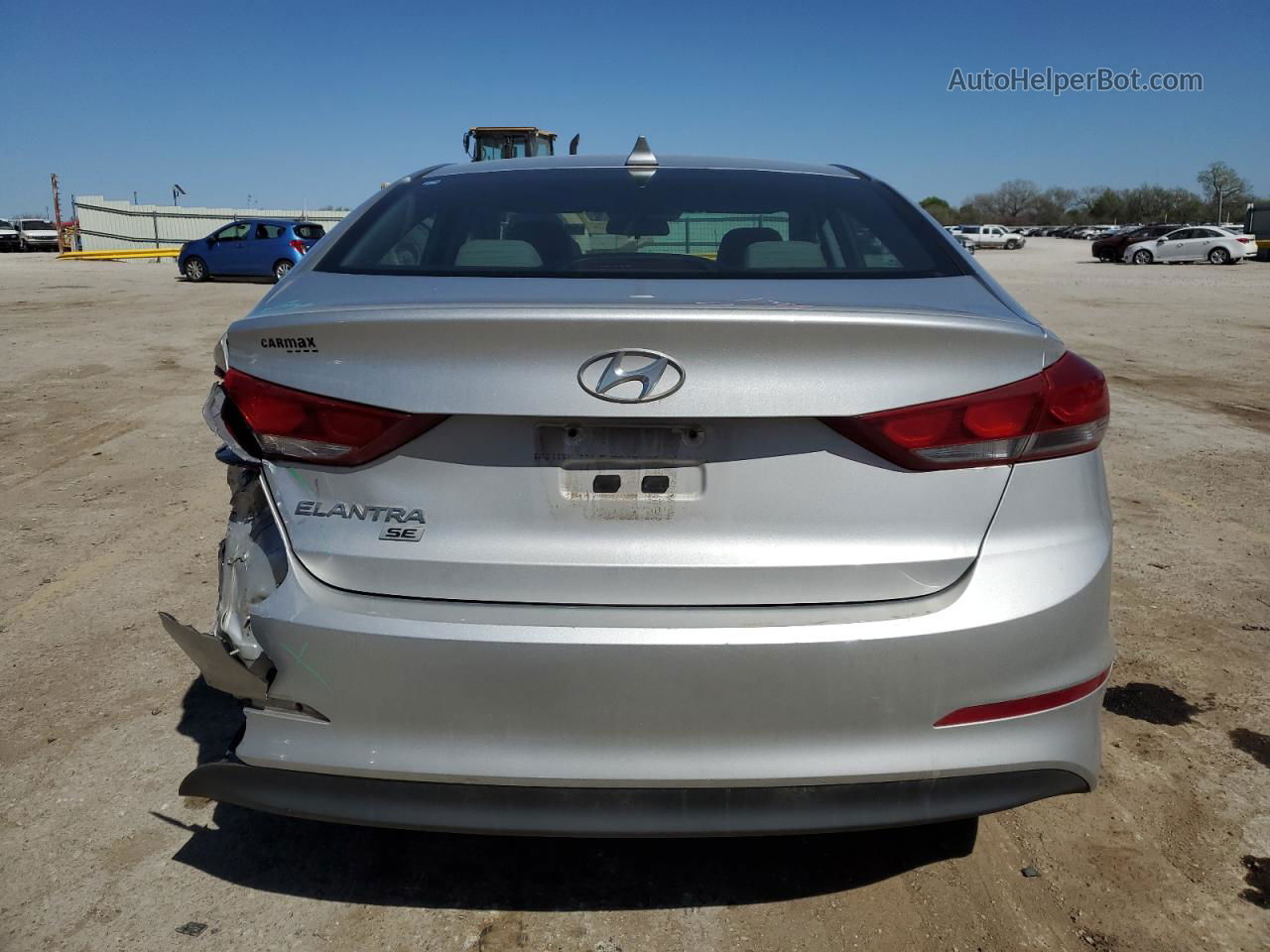 2017 Hyundai Elantra Se Silver vin: 5NPD74LF2HH127271