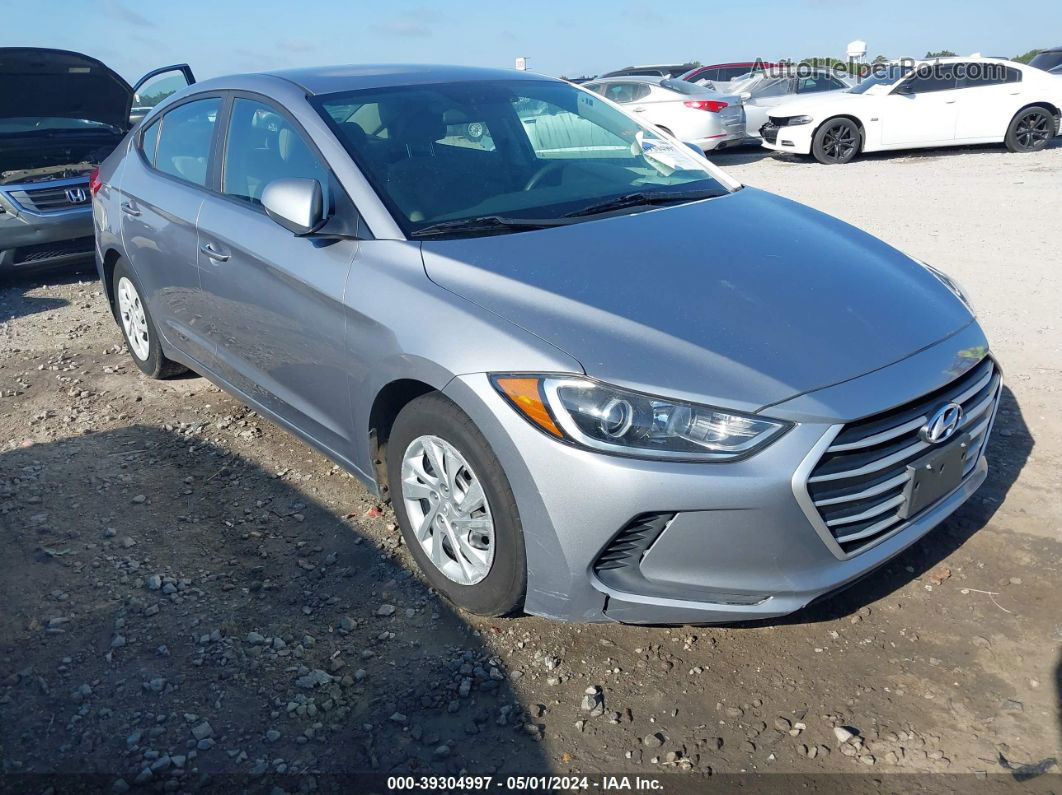 2017 Hyundai Elantra Se Серебряный vin: 5NPD74LF2HH171996