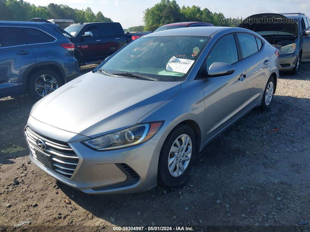 2017 Hyundai Elantra Se Silver vin: 5NPD74LF2HH171996