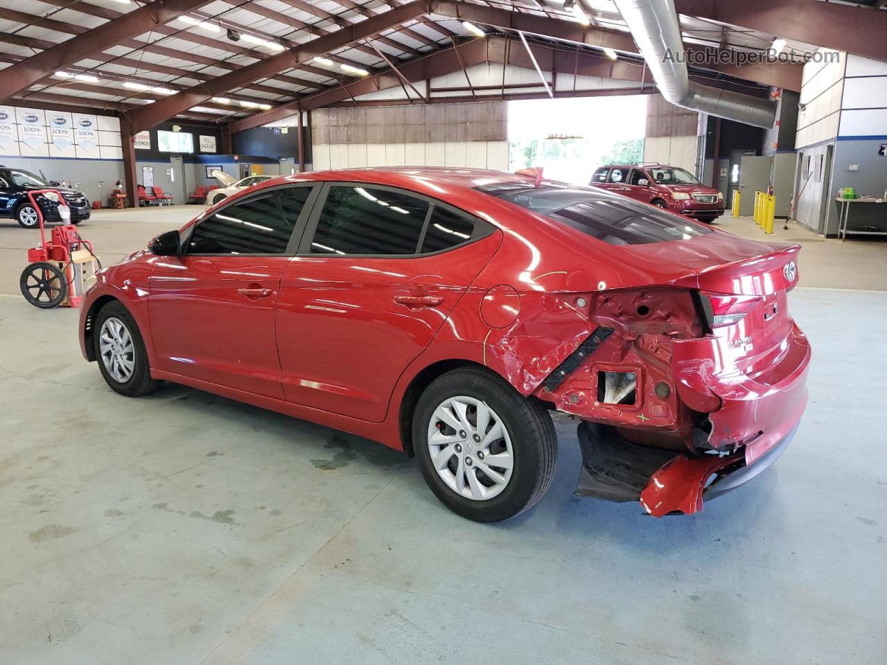 2017 Hyundai Elantra Se Maroon vin: 5NPD74LF2HH185963