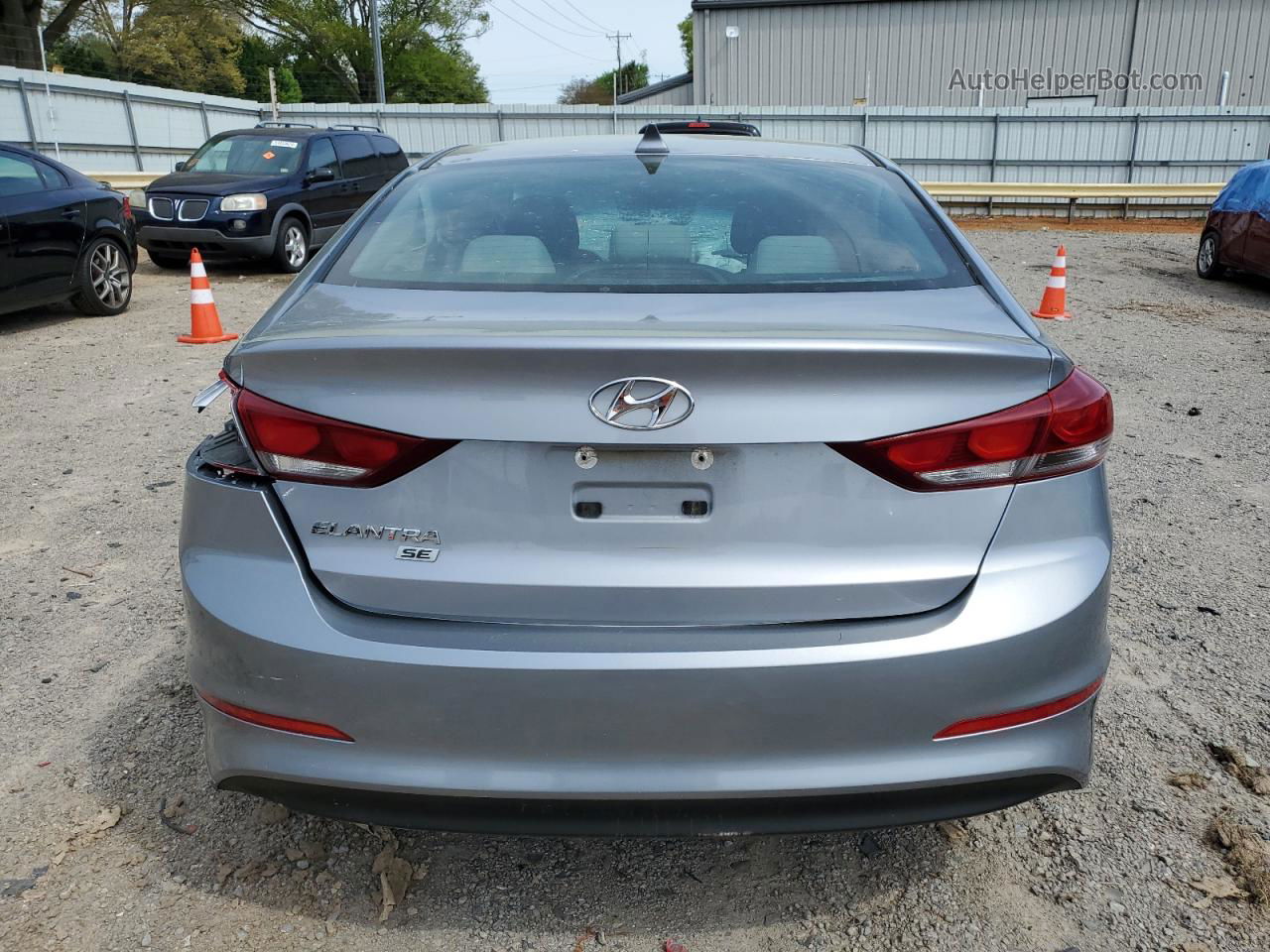 2017 Hyundai Elantra Se Silver vin: 5NPD74LF2HH187194