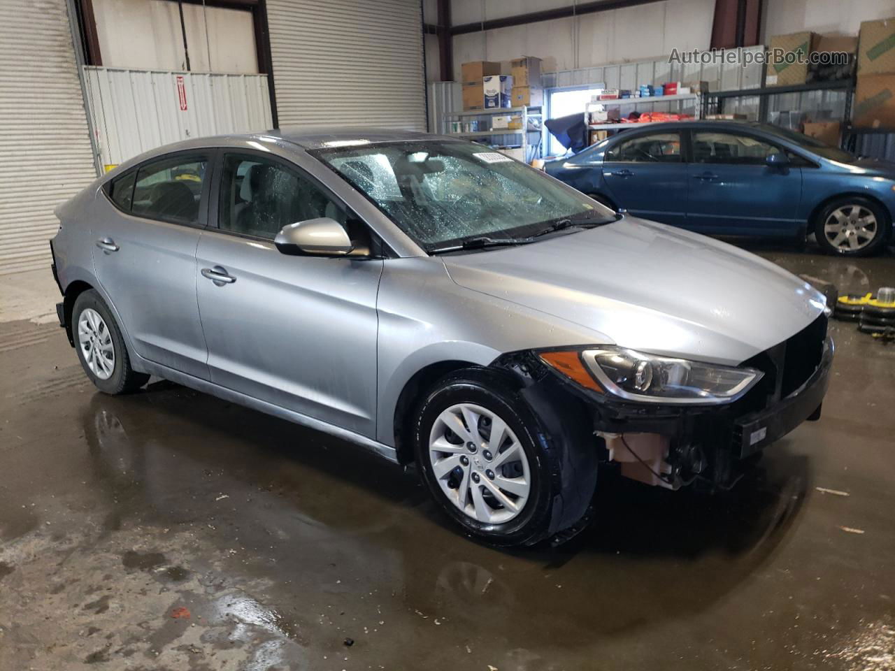 2017 Hyundai Elantra Se Silver vin: 5NPD74LF2HH207847