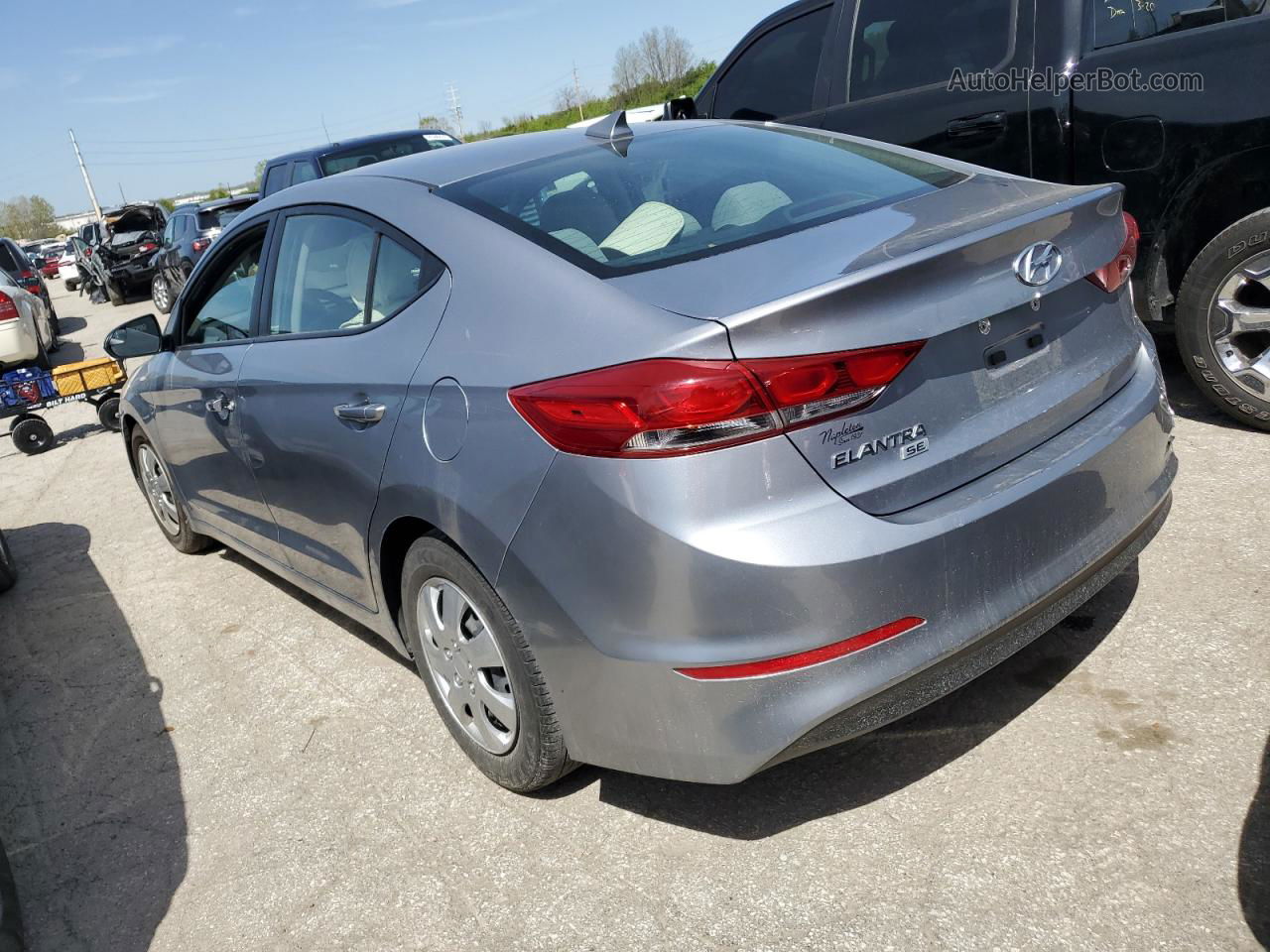 2017 Hyundai Elantra Se Black vin: 5NPD74LF2HH212496