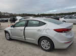 2018 Hyundai Elantra Se Silver vin: 5NPD74LF2JH221060