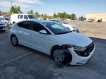 2018 Hyundai Elantra Se White vin: 5NPD74LF2JH280433